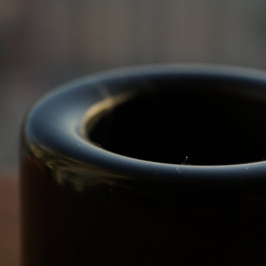 Black Bianstone Thumb Ring
