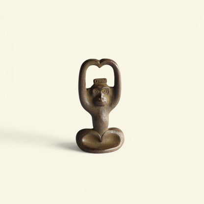 the crowned monkey – cast iron bottle opener designed by tadahiro baba, uggaz