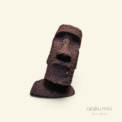 the moai – raraku mini, 1.9 x 1.2 in / 4.8 x 3 cm, uggaz