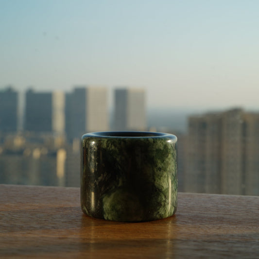 Tibetan Magnetic Serpentine Thumb Ring