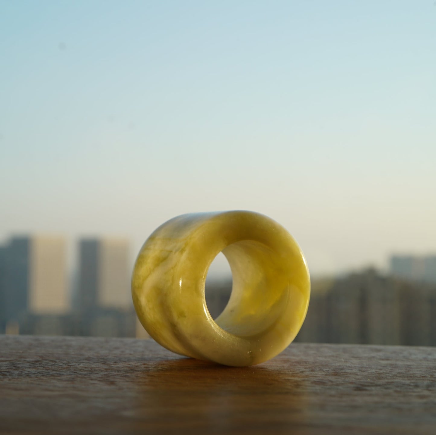 Lantian Jade Thumb Ring