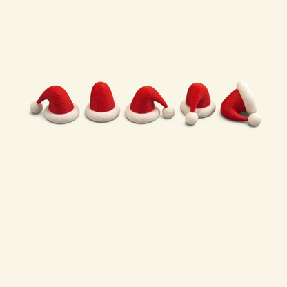 the tiny santa hat – miniature santa hat for figurines and small things, uggaz