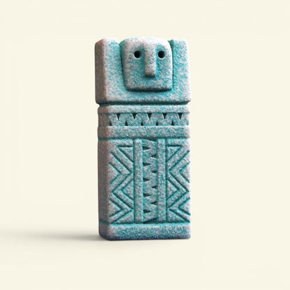 the stone people – dance, moss green, bali stone-look resin figurine, uggaz
