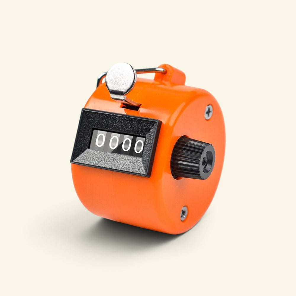 the tally counter – orange, mechanical click counter desk toy, uggaz