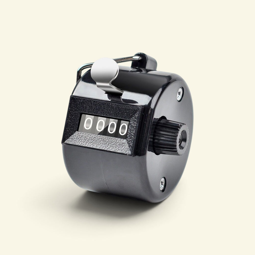 the tally counter – black, mechanical click counter desk toy, uggaz