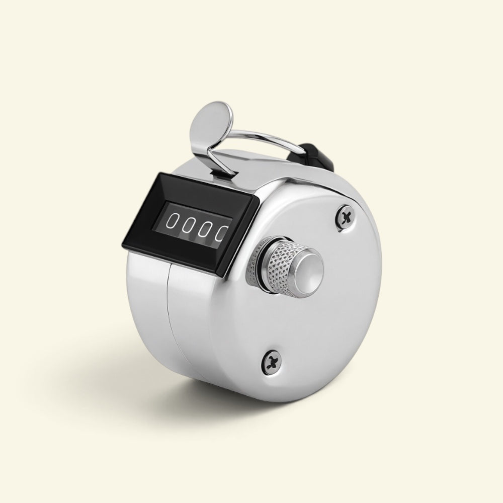 the tally counter – metal, mechanical click counter desk toy, uggaz