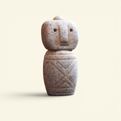 the stone people – calm, sand, bali stone-look resin figurine, uggaz