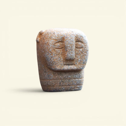 the stone people – meditation, sand, bali stone-look resin figurine, uggaz