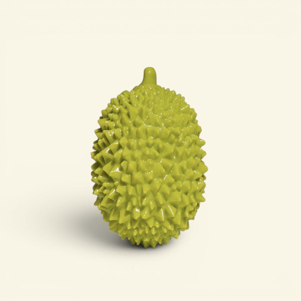 the durian – yellow, floating tpr chew dog toy, uggaz