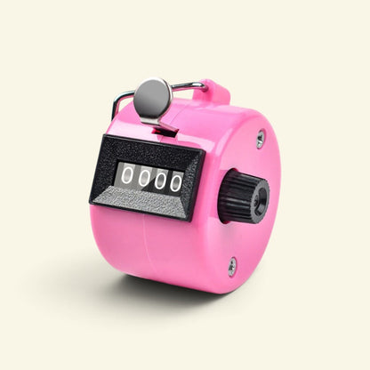the tally counter – pink, mechanical click counter desk toy, uggaz