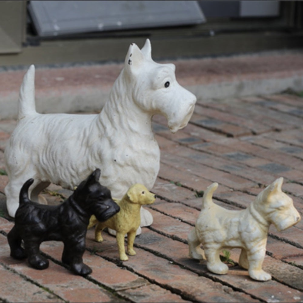 the iron terrier – hand-painted cast iron terrier figurine, detail 2, uggaz
