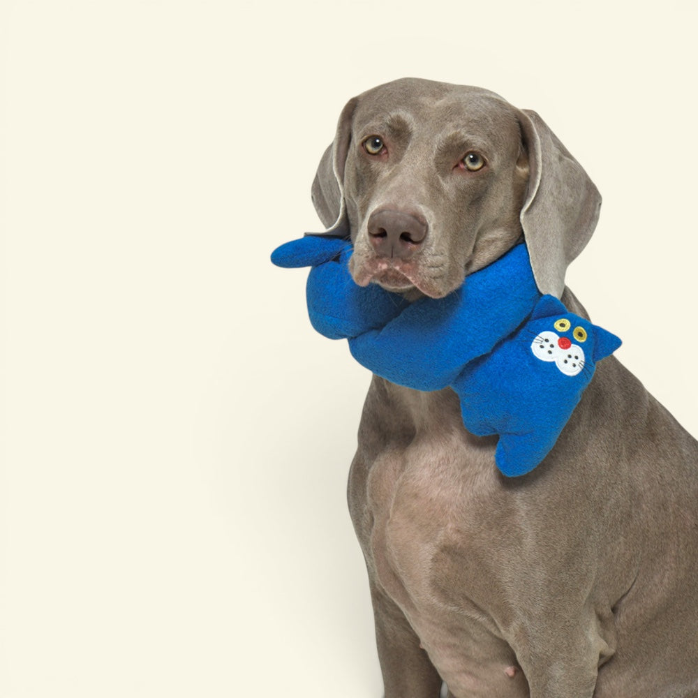 the stretch cat – polyester tug dog toy, detail 3, uggaz