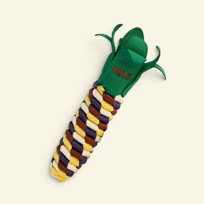 the knot harvest – corn, braided polyester rope dog toy, uggaz