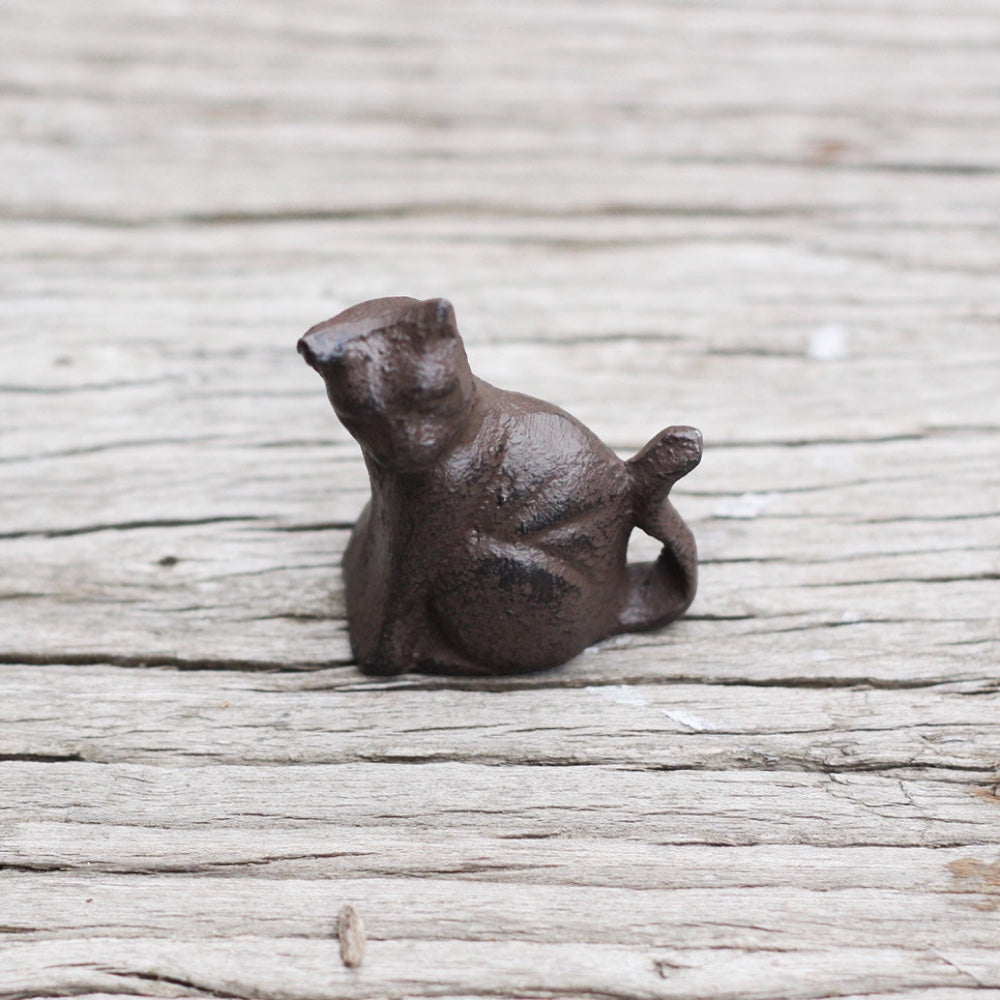 the small weights – cat, cast iron mini paperweight, uggaz