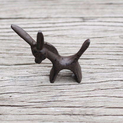 the small weights – donkey, cast iron mini paperweight, uggaz