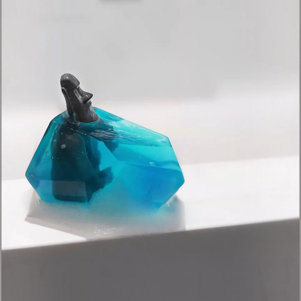 the excavation – moai gemstone essential oil soap, detail 3, uggaz